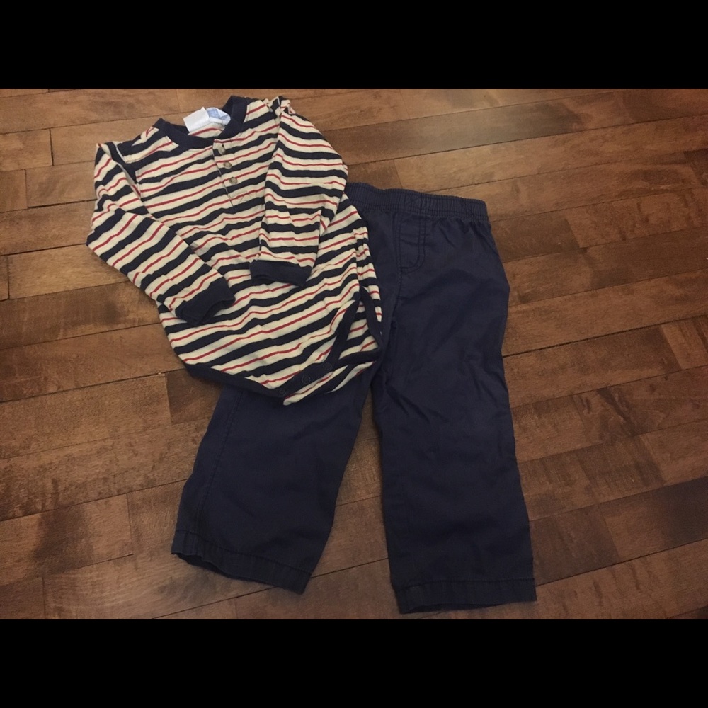 Todder Long Sleeve + Pants Combo Stripes 24 Mos